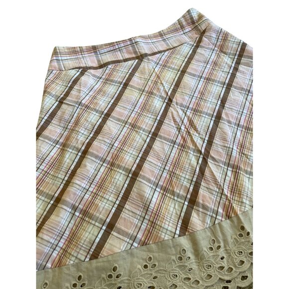 My Michelle Plaid Summer Skirt Size 11/12 - Picture 2 of 3